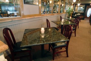 granite restaurant tables